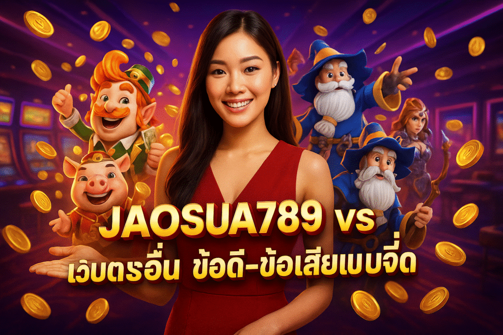 JAOSUA789 vs เว็บตรงอื่น ข้อดี-ข้อเสียแบบจัดเต็ม