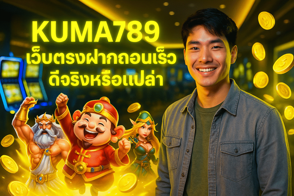 KUMA789 เว็บตรงฝากถอนเร็ว ดีจริงหรือเปล่า